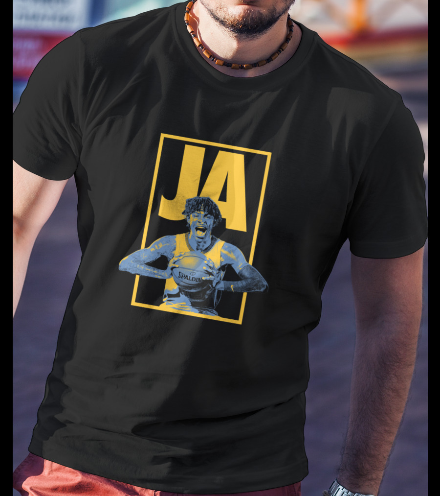 Ja Morant Memphis Grizzlies Hype Spalding Basketball T-Shirt