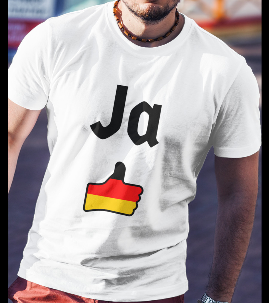 Ja Thumbs Up German Flag T-Shirt