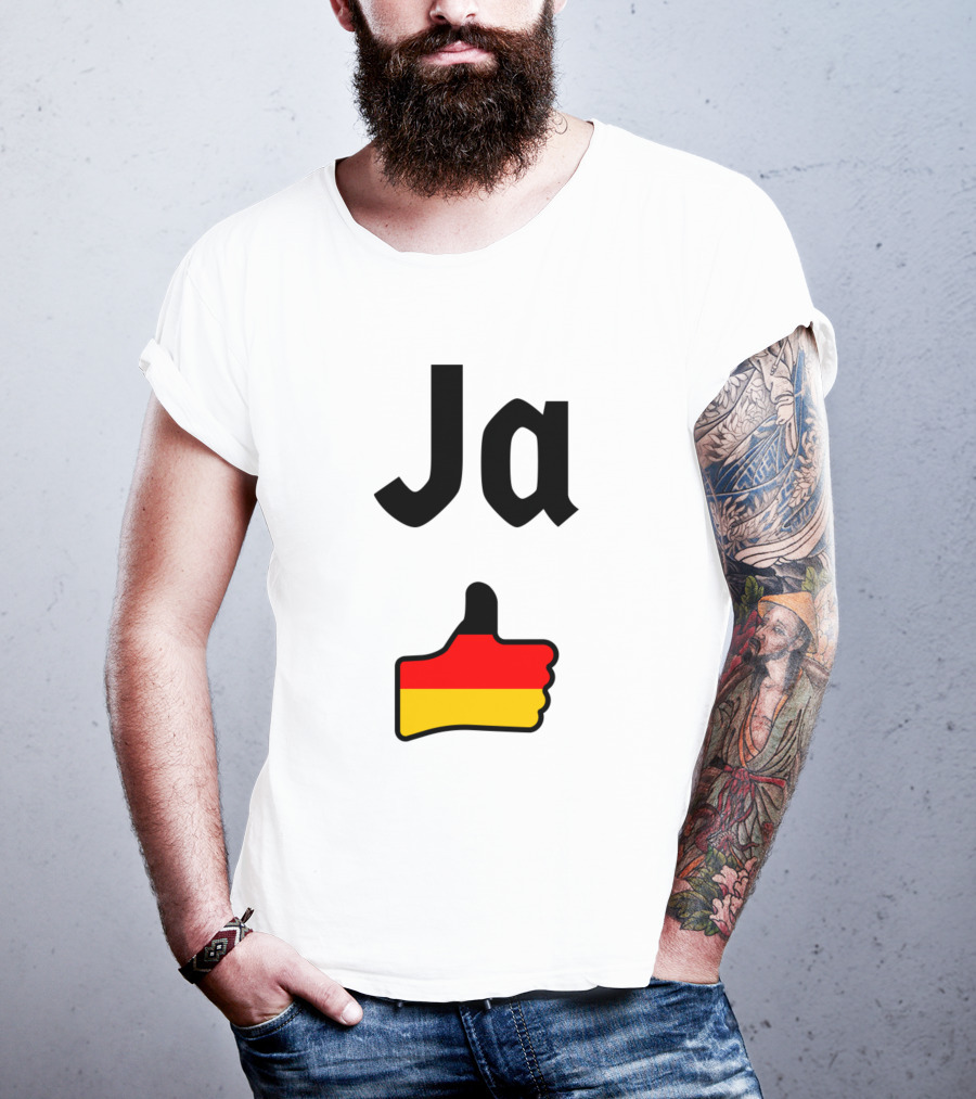 Ja Thumbs Up German Flag T-Shirt