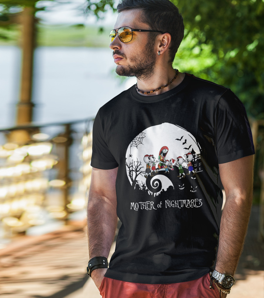 Mother Of Nightmares Halloween Scene With Five Characters T-Shirt