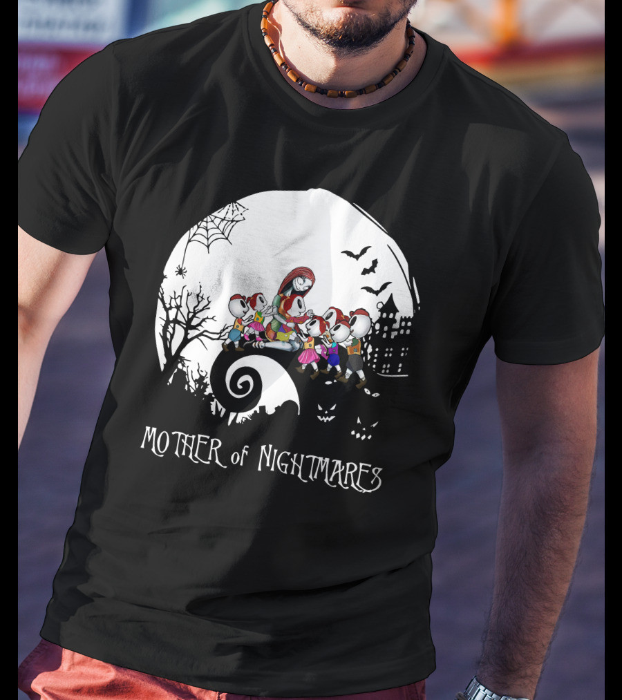 Mother Of Nightmares 4girls 3boys Halloween Characters T-Shirt