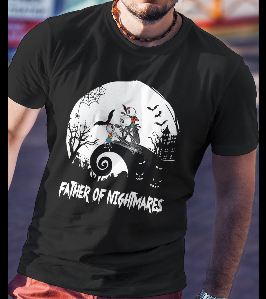 Father Of Nightmares Halloween Comedy T-Shirt