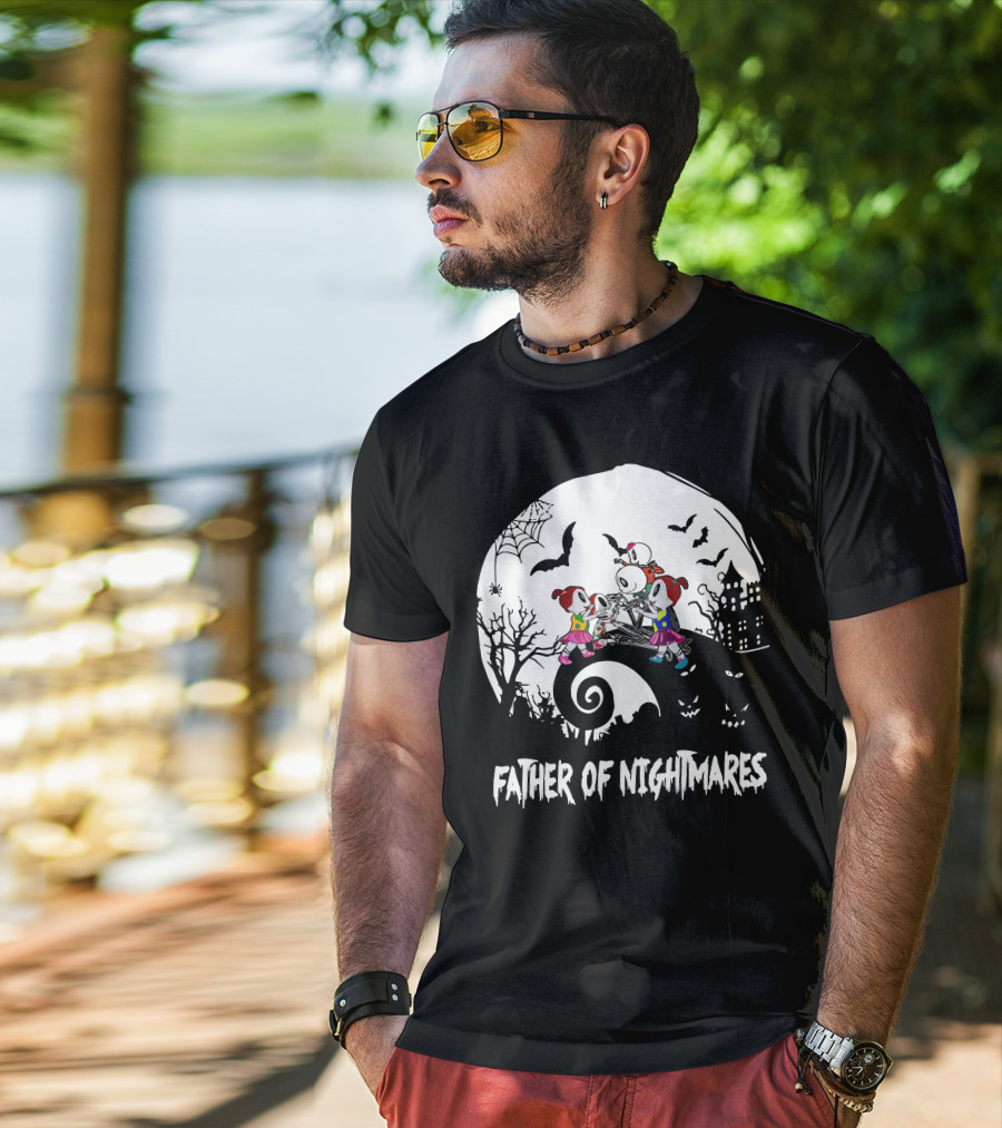 Father Of Nightmares 3 Girls 1 Boy T-Shirt