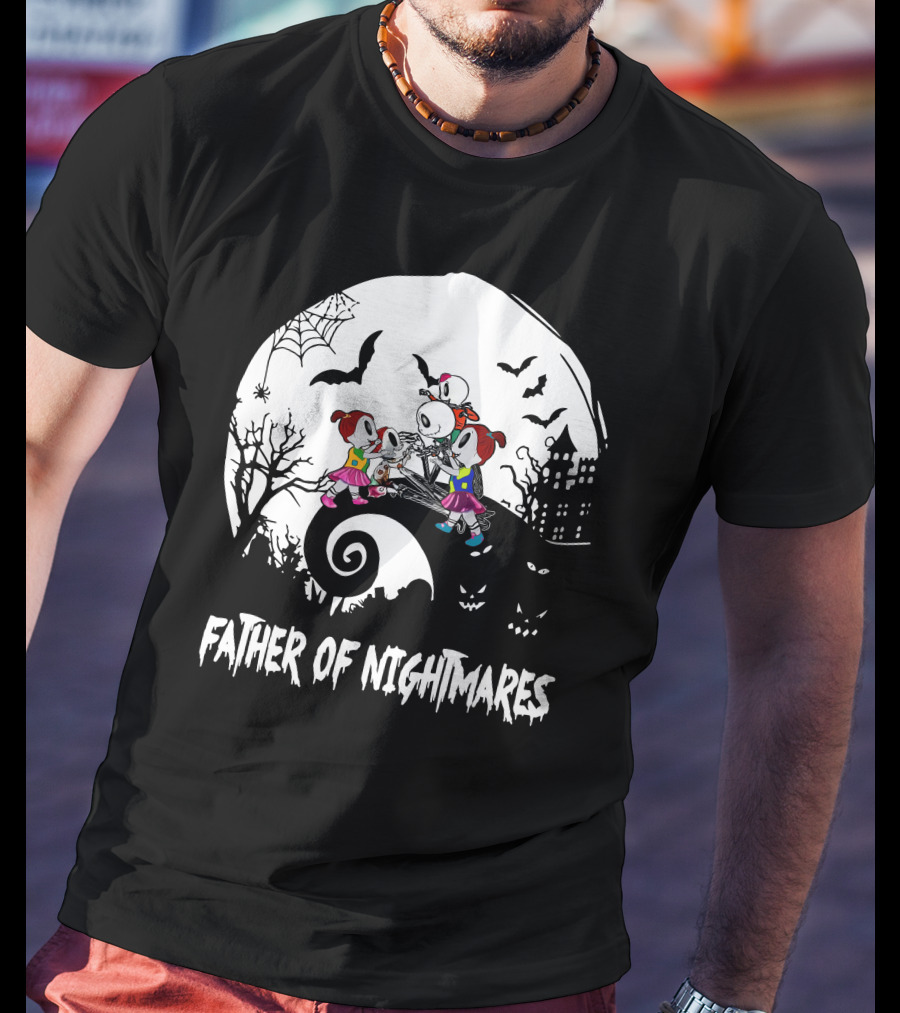 Father Of Nightmares 3 Girls 1 Boy T-Shirt