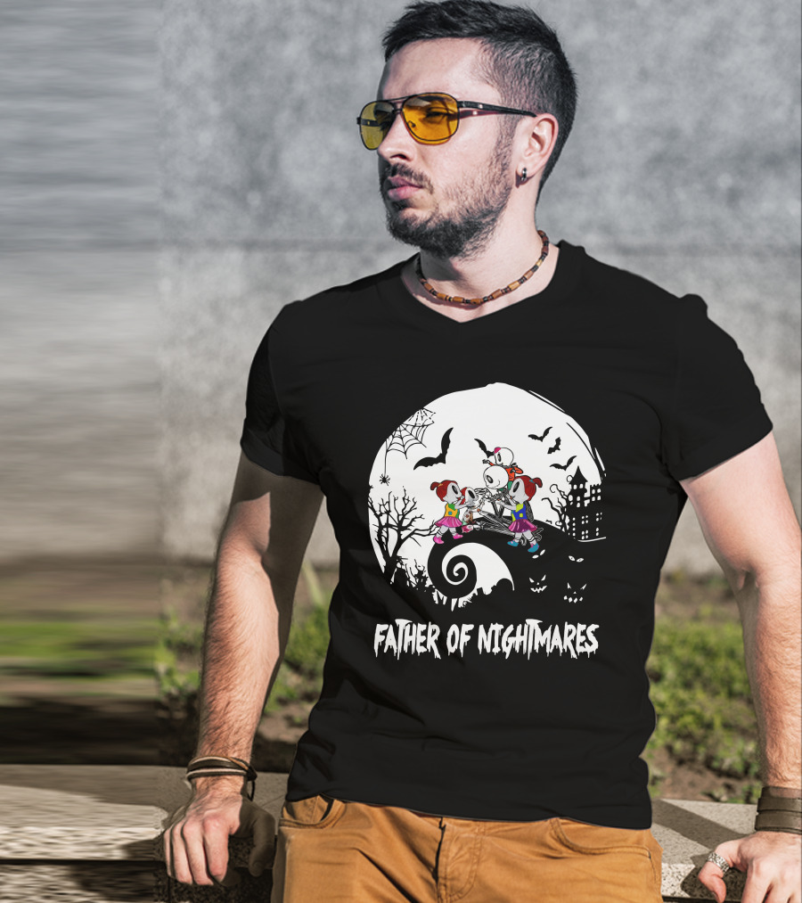 Father Of Nightmares 3 Girls 1 Boy T-Shirt