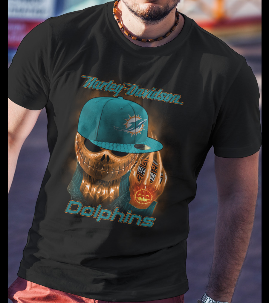 Harley Davidson Miami Dolphins T-Shirt