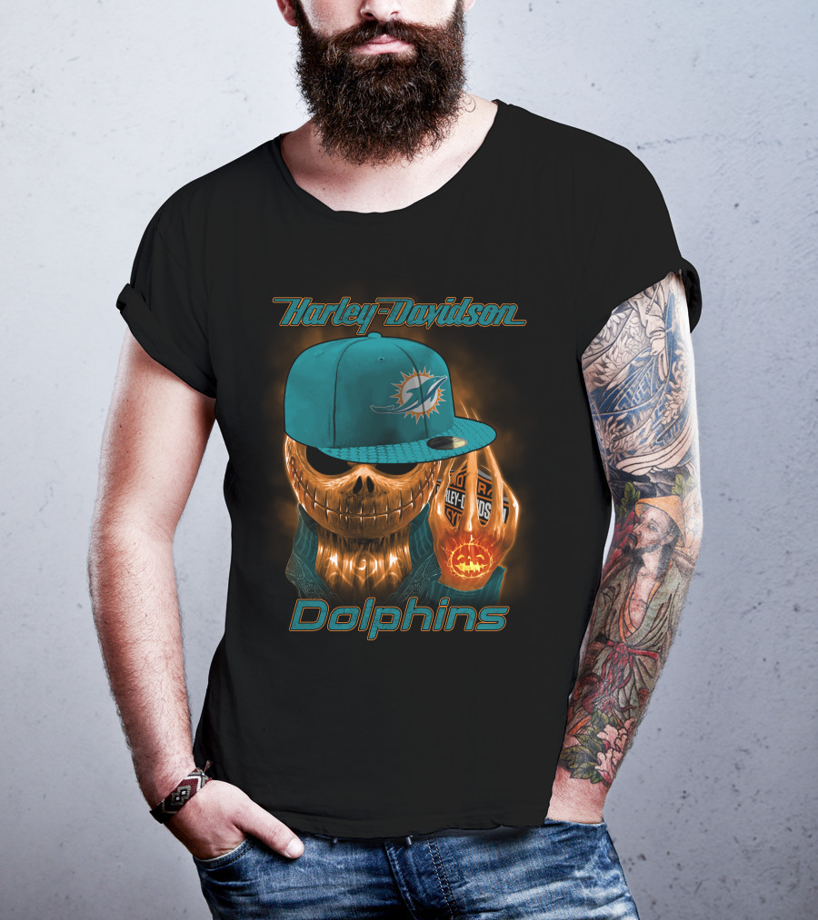 Harley Davidson Miami Dolphins T-Shirt