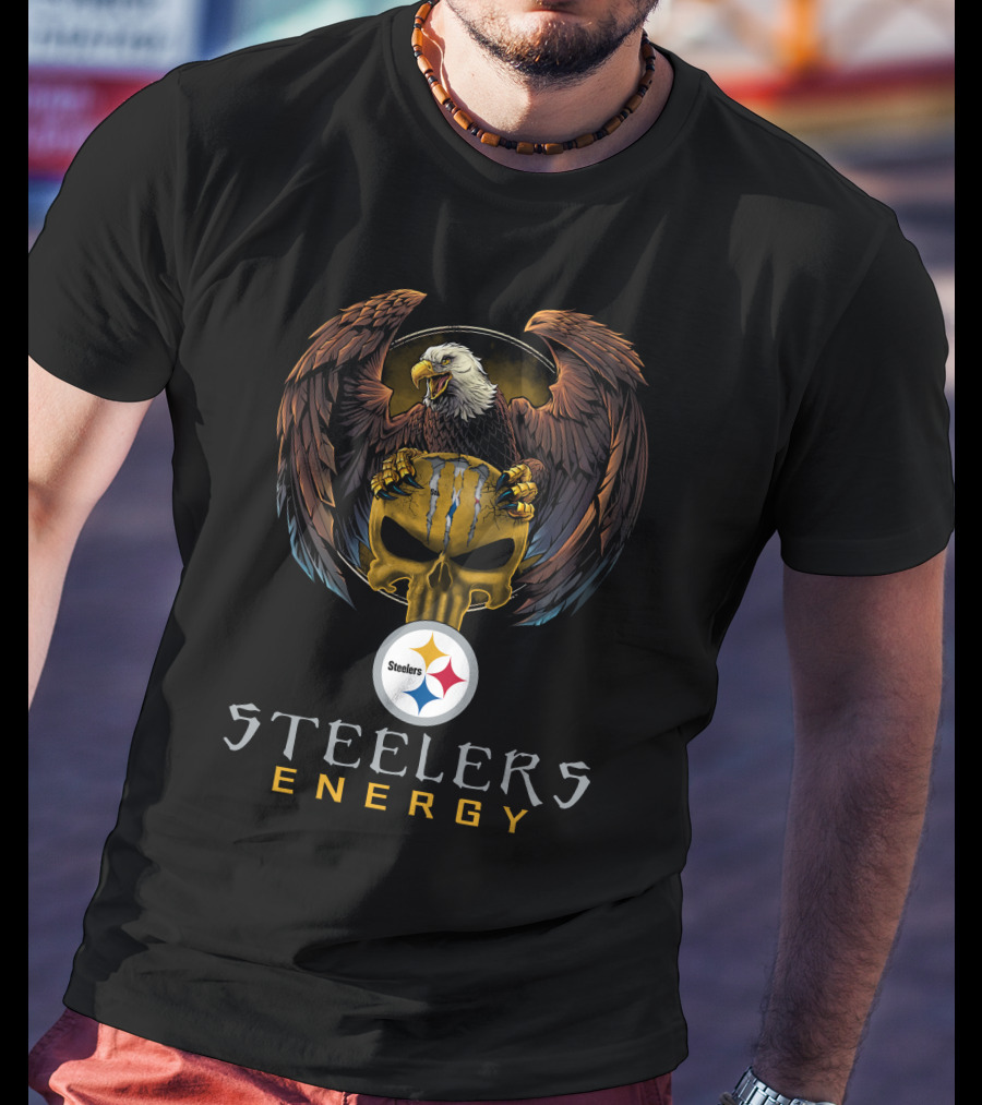 Steelers Energy Eagle Emblem T-Shirt