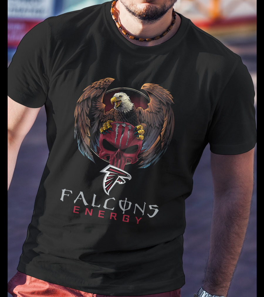 Falcons Energy Atlanta Falcons Skull And Eagle T-Shirt