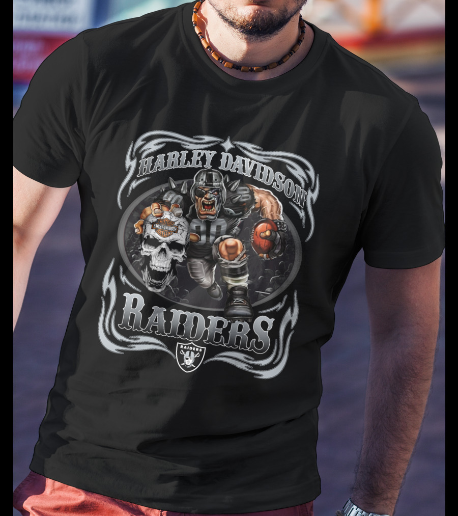 Harley Davidson Las Vegas Raiders T-Shirt