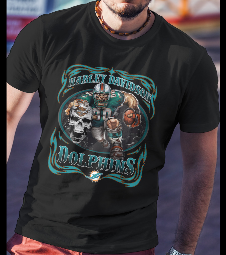 Harley Davidson Dolphins T-Shirt