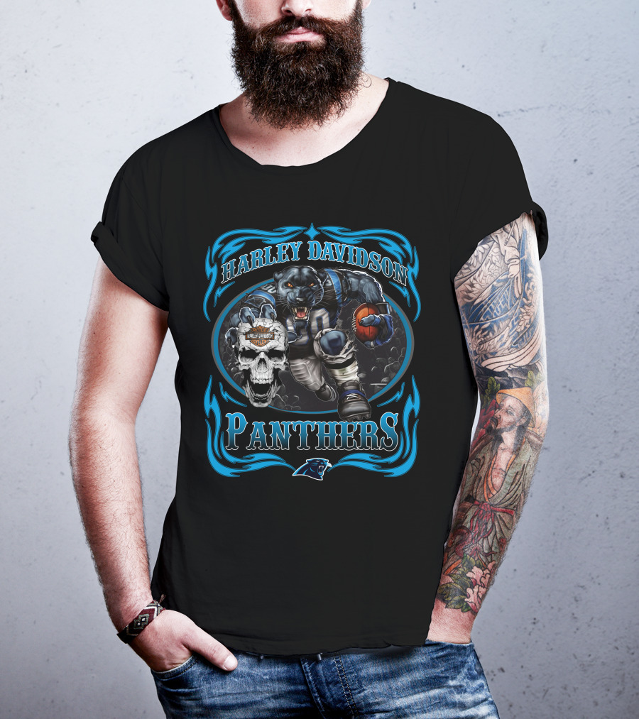 Harley Davidson Panthers Carolina T-Shirt