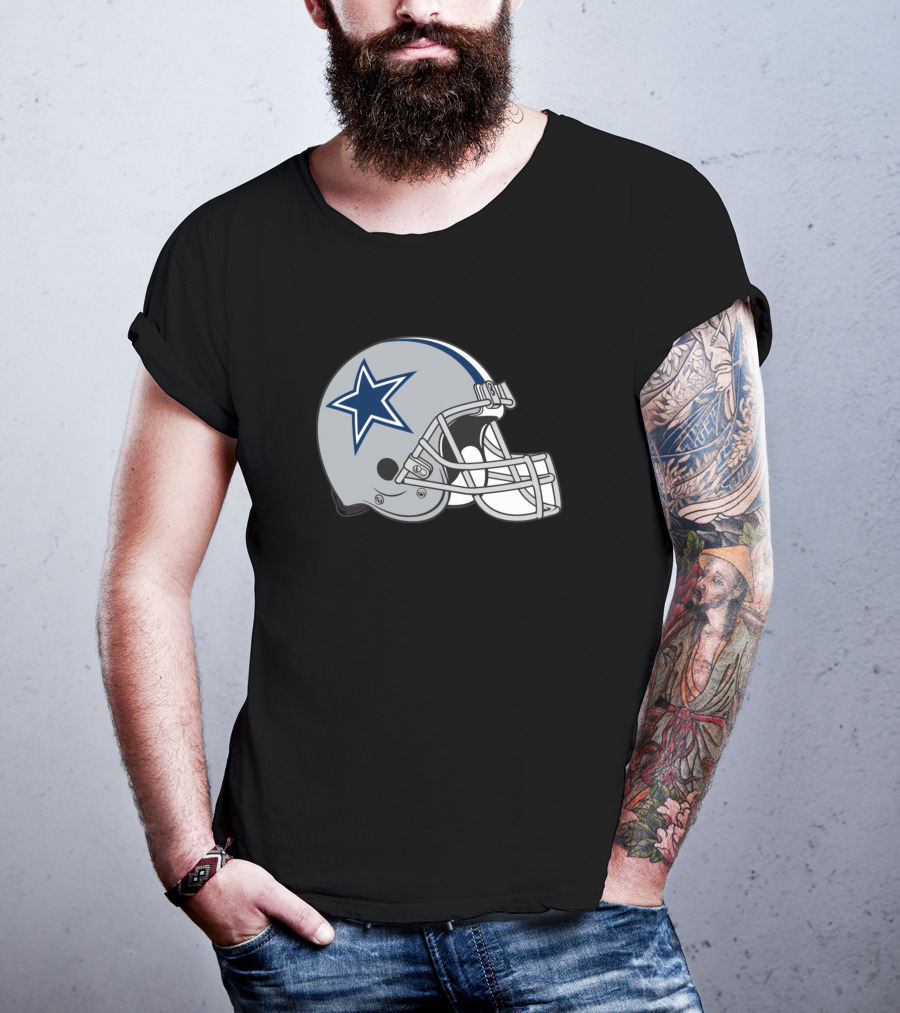 Dallas Cowboys Helmet Star T-Shirt