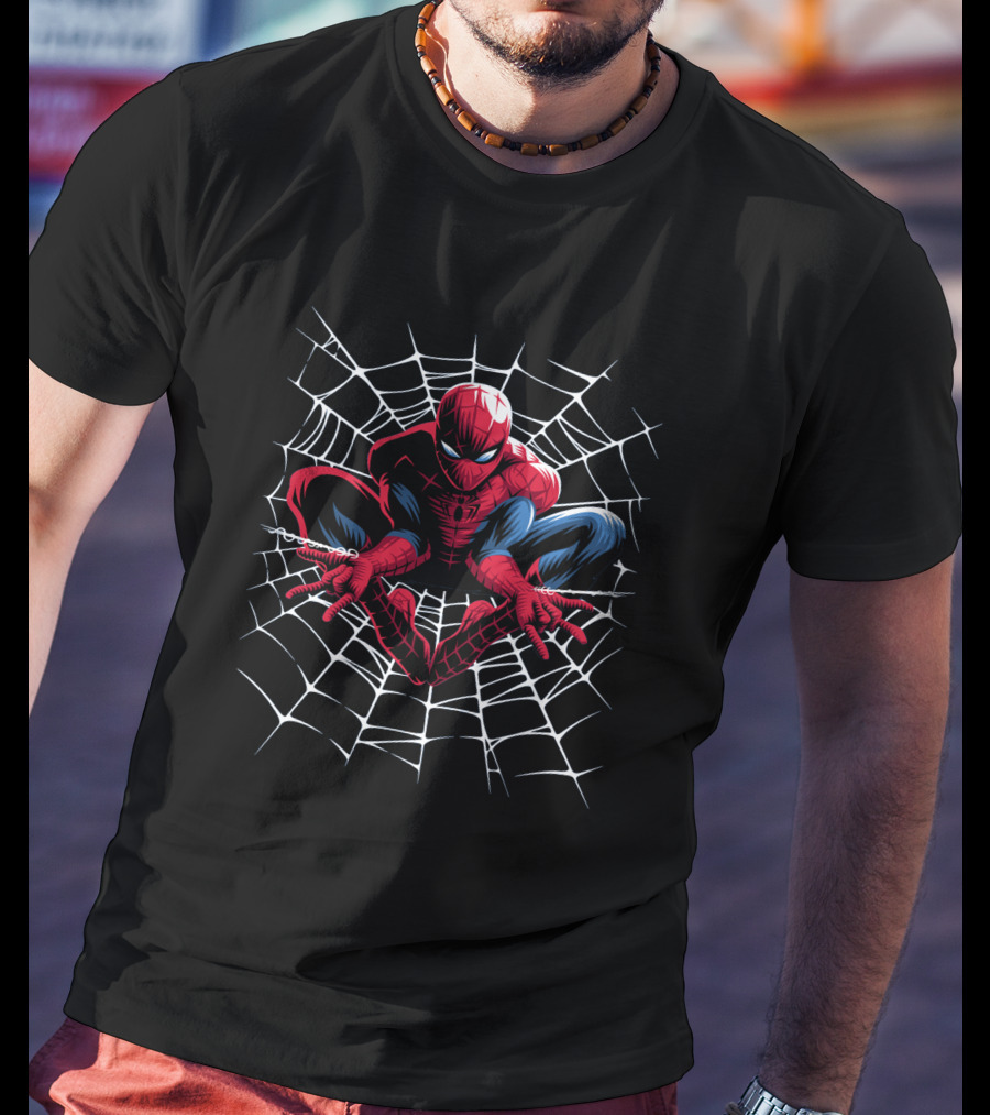 Marvel Comics Amazing Spider-Man Web Pose T-Shirt