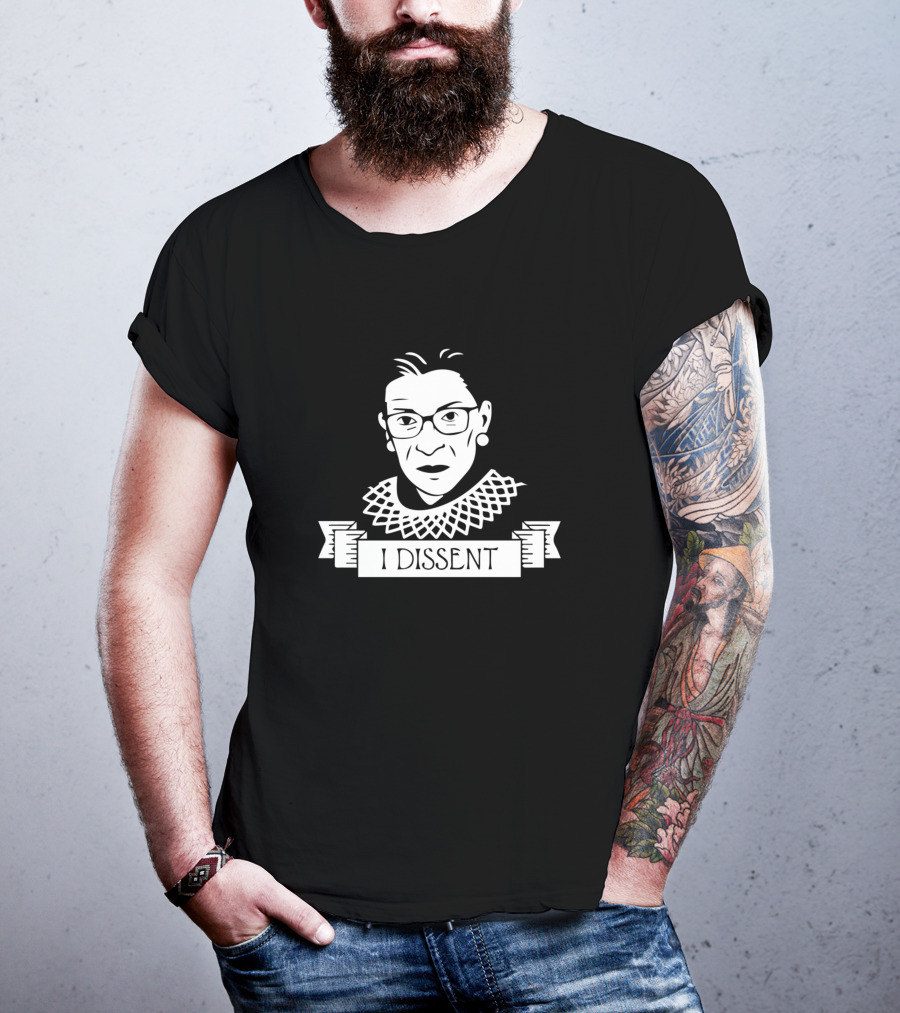 I Dissent Ruth Bader Ginsburg Iconic T-Shirt