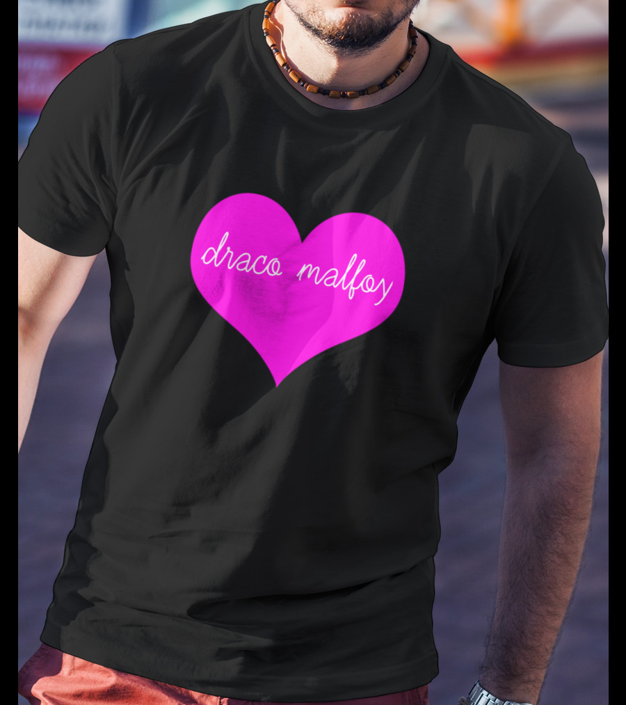 Draco Malfoy Heart Big Fun T-Shirt