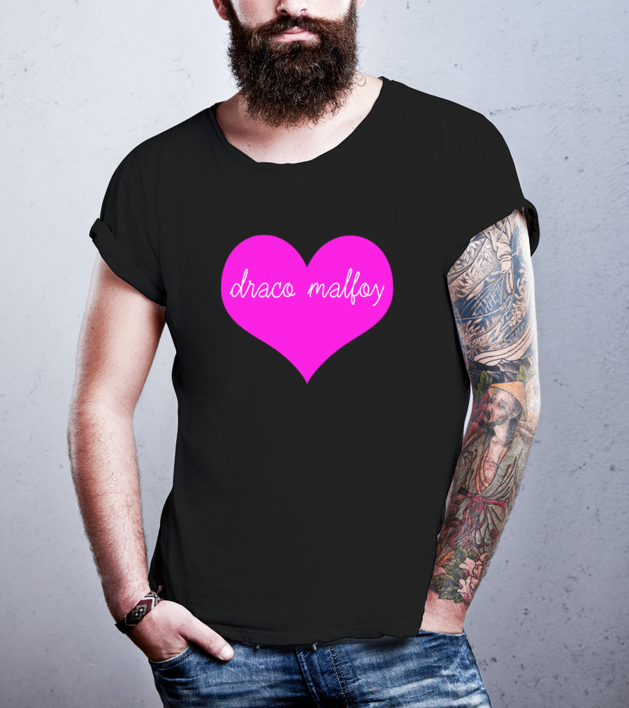 Draco Malfoy Heart Big Fun T-Shirt