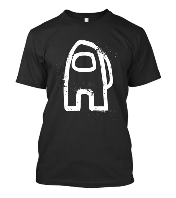 Among Crack Impostor Crewmate Sketch T-Shirt