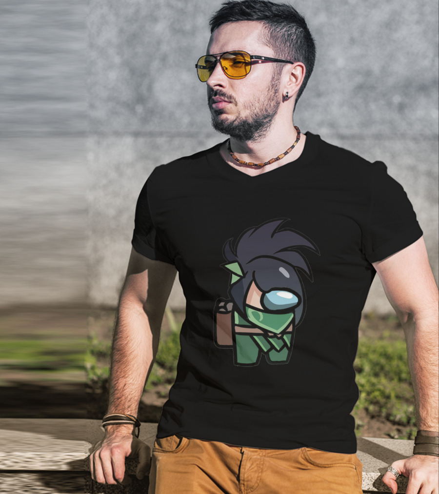 Among Us Akali Crossover League Of Legends Crewmate Character T-Shirt