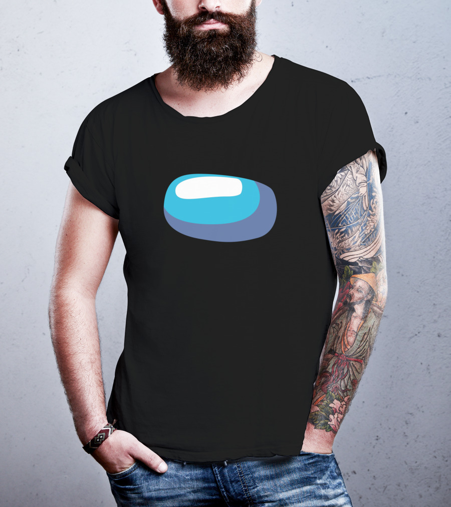 Among Us Crewmate Icon Large Visor T-Shirt