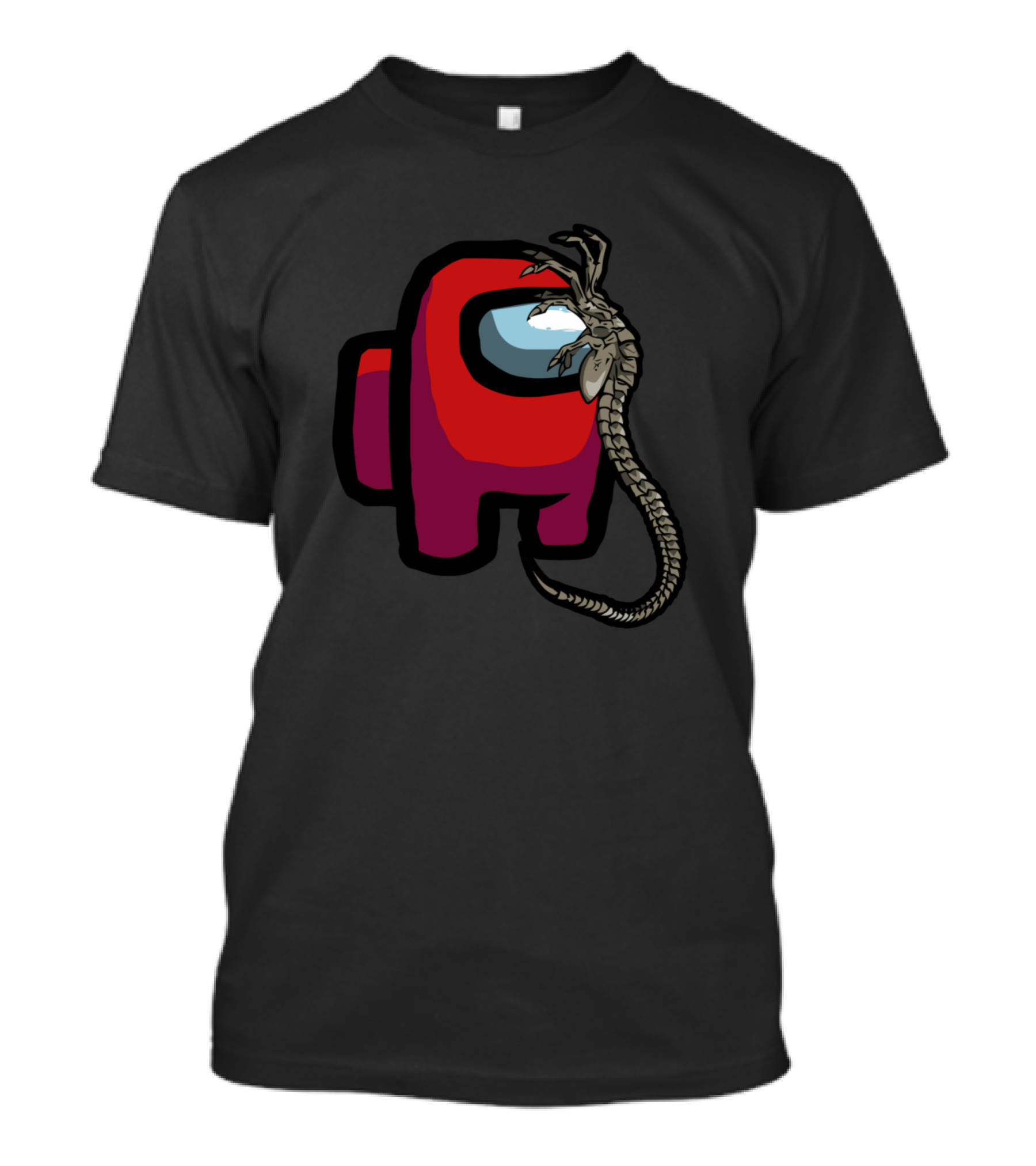 Among Us Facehugger Alien Crossover T-Shirt