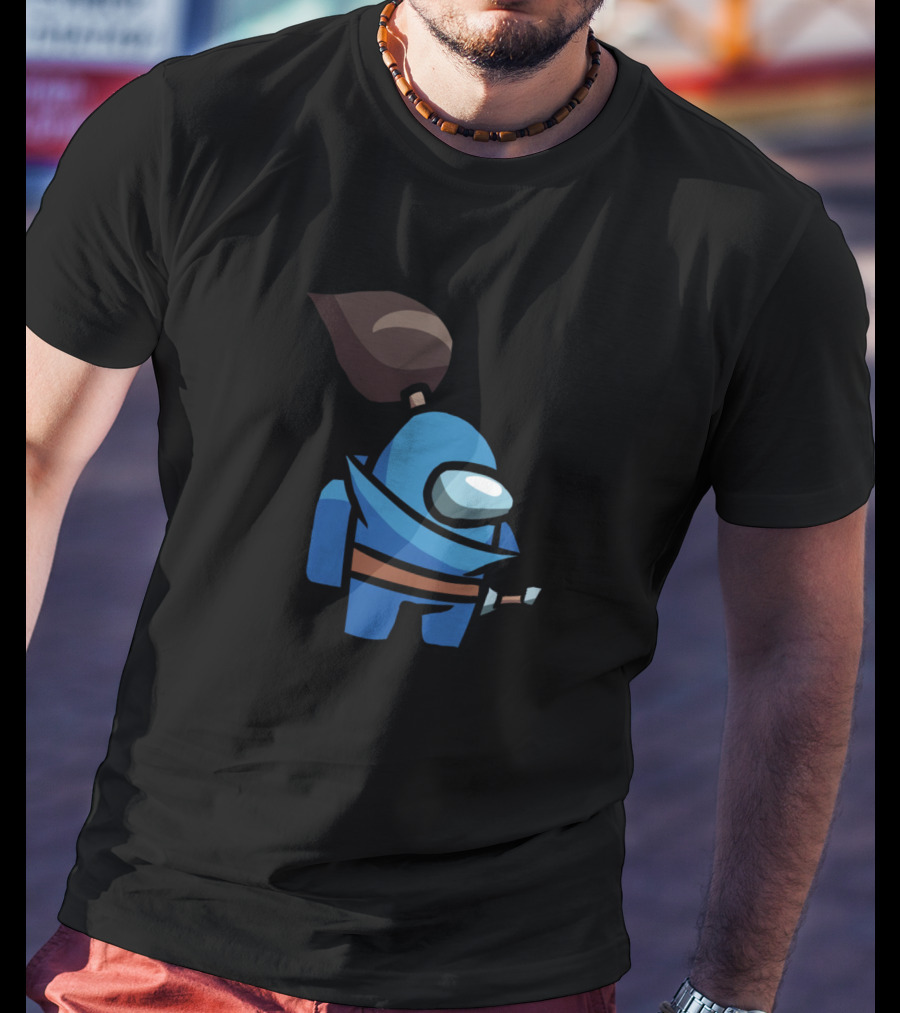 Among Us Yasuo Crossover Character Gaming Mashup T-Shirt