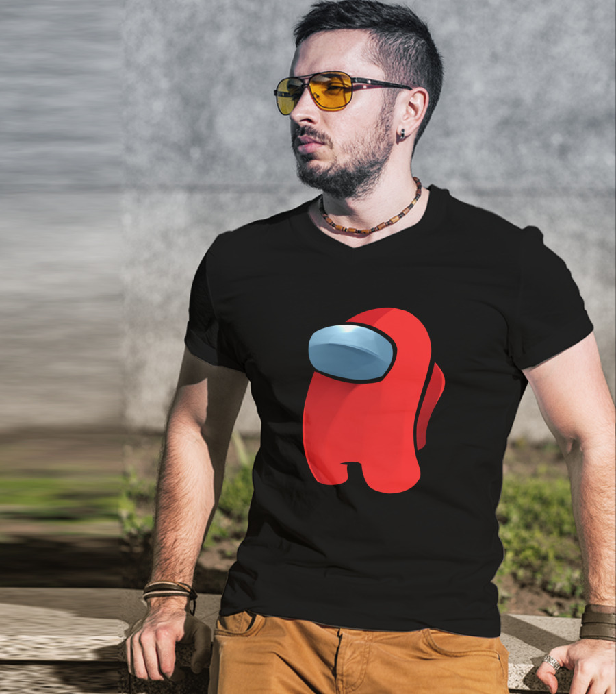 Among Us Crewmate Red Character T-Shirt