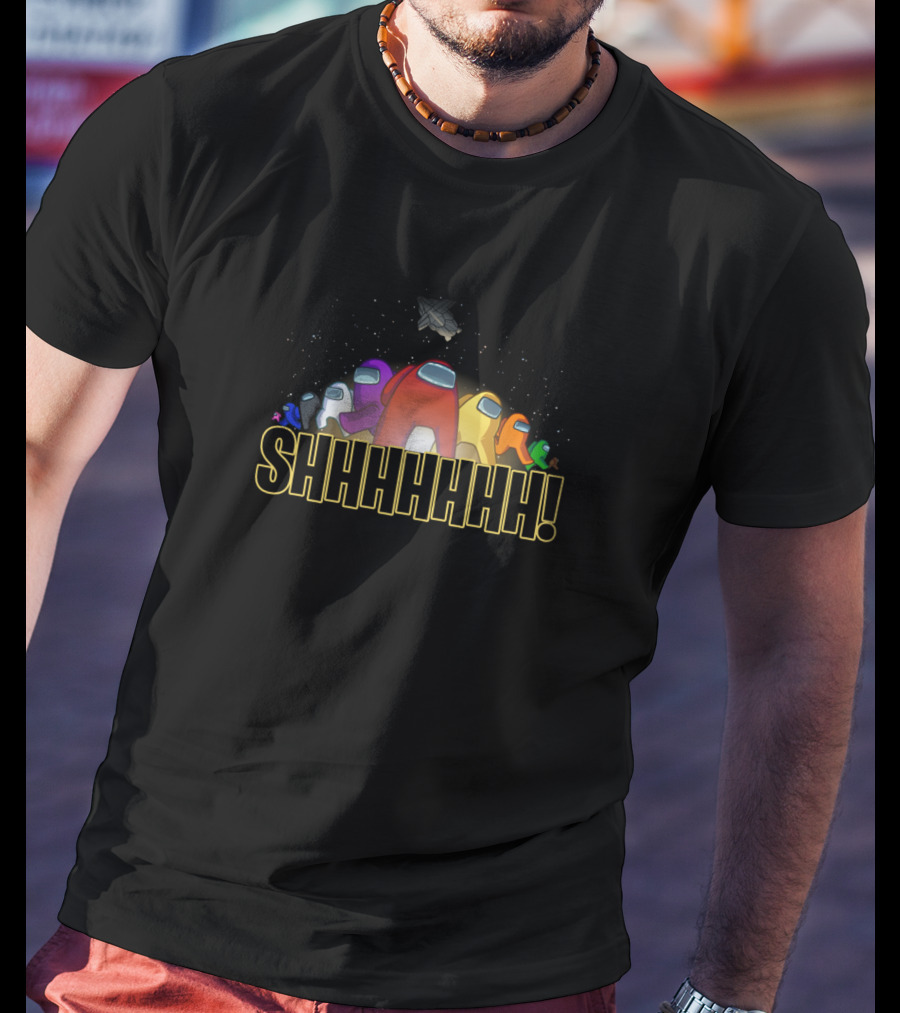 SHHHHHHH Impostor And Crewmate Among Us T-Shirt