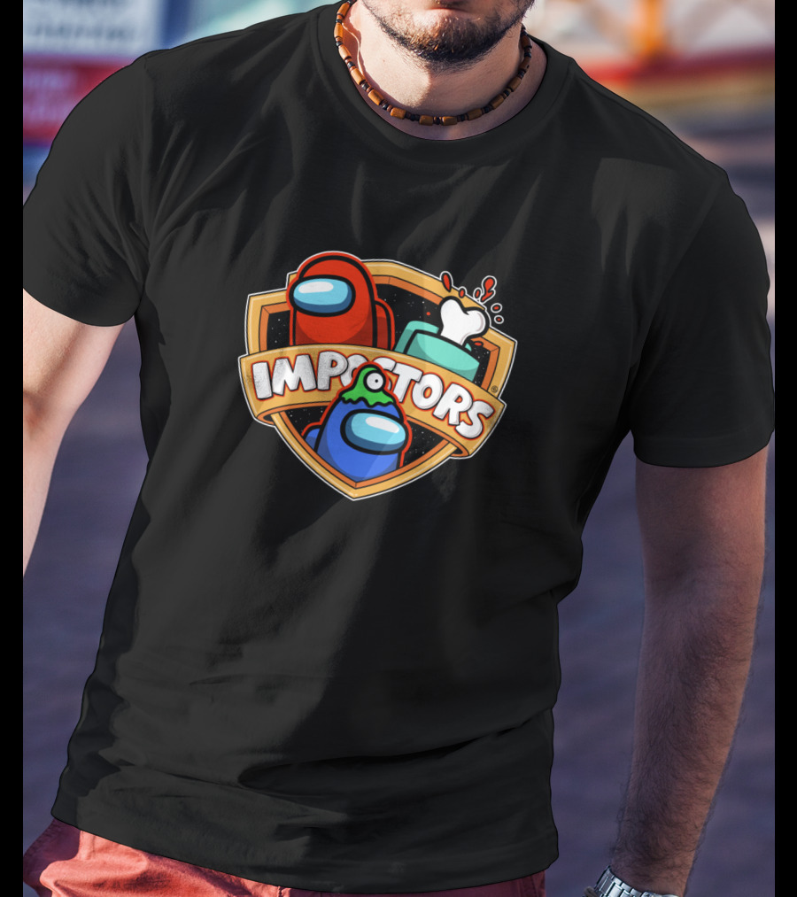 Among Us Impostors Shield Emblem T-Shirt