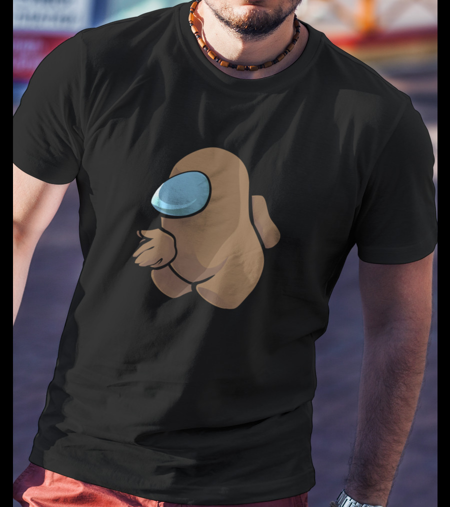 Sus Brown Crewmate Character T-Shirt