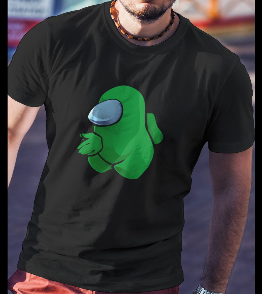 Sus Among Us Crewmate Dark Green T-Shirt