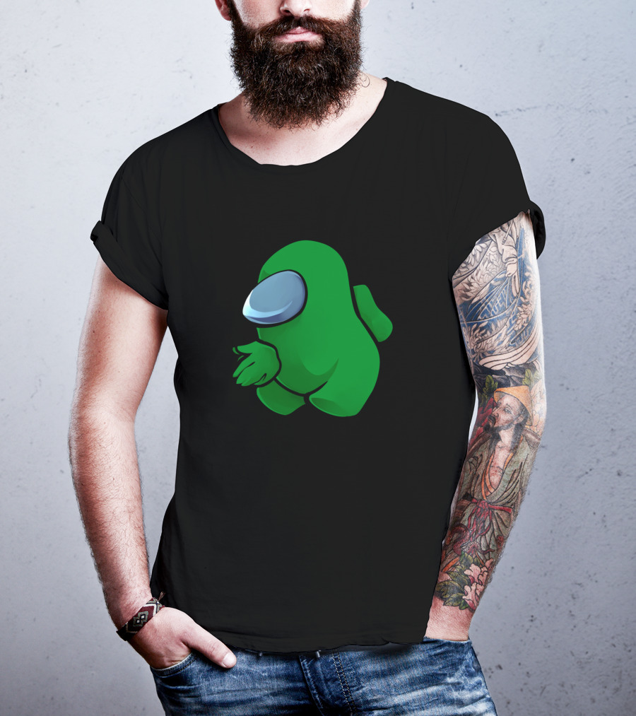 Sus Among Us Crewmate Dark Green T-Shirt
