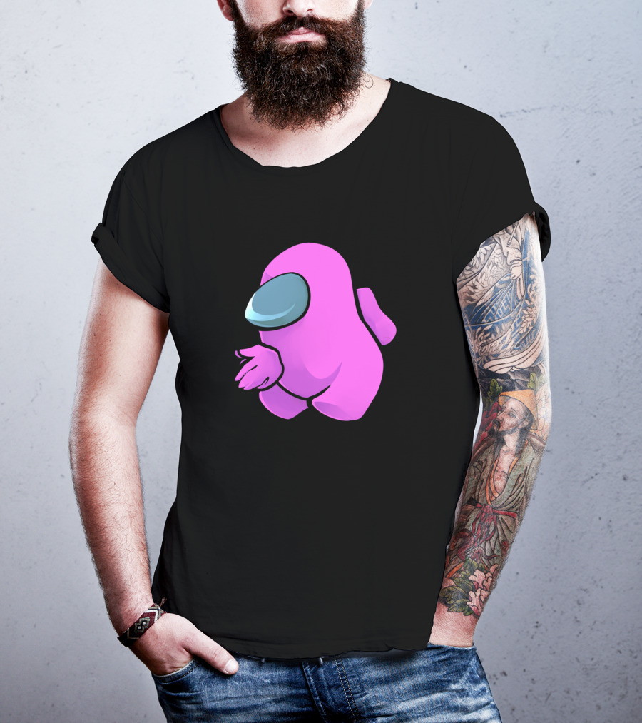 Sus Pink Crewmate Among Us T-Shirt