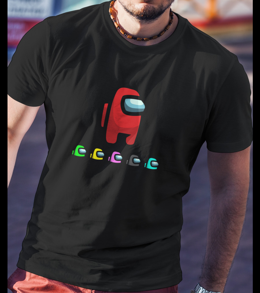 Vote Among Us Crew Impostor Game Characters T-Shirt