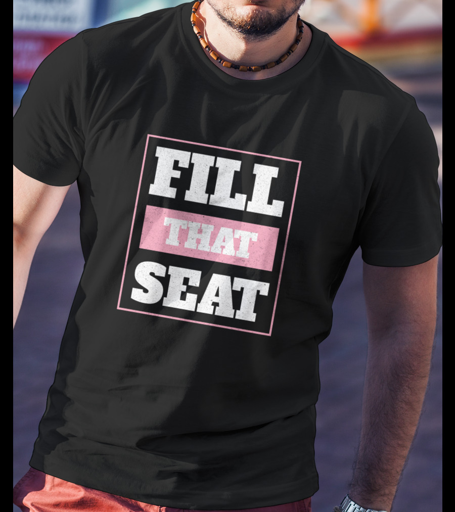 Fill That Seat Awesome RBG Quote Illustration Unique T-Shirt
