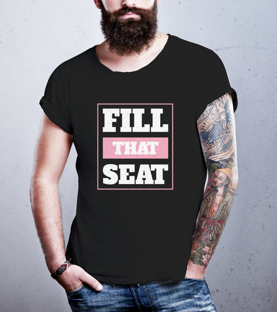 Fill That Seat Awesome RBG Quote Illustration Unique T-Shirt