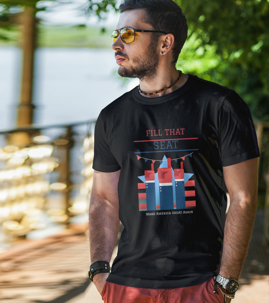 Fill That Seat Make America Great Again Court 8Y T-Shirt