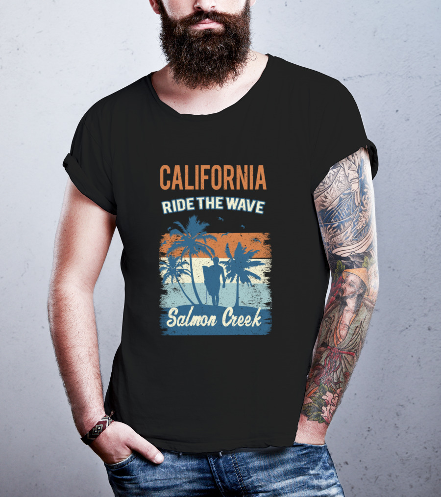 California Ride The Wave Salmon Creek T-Shirt