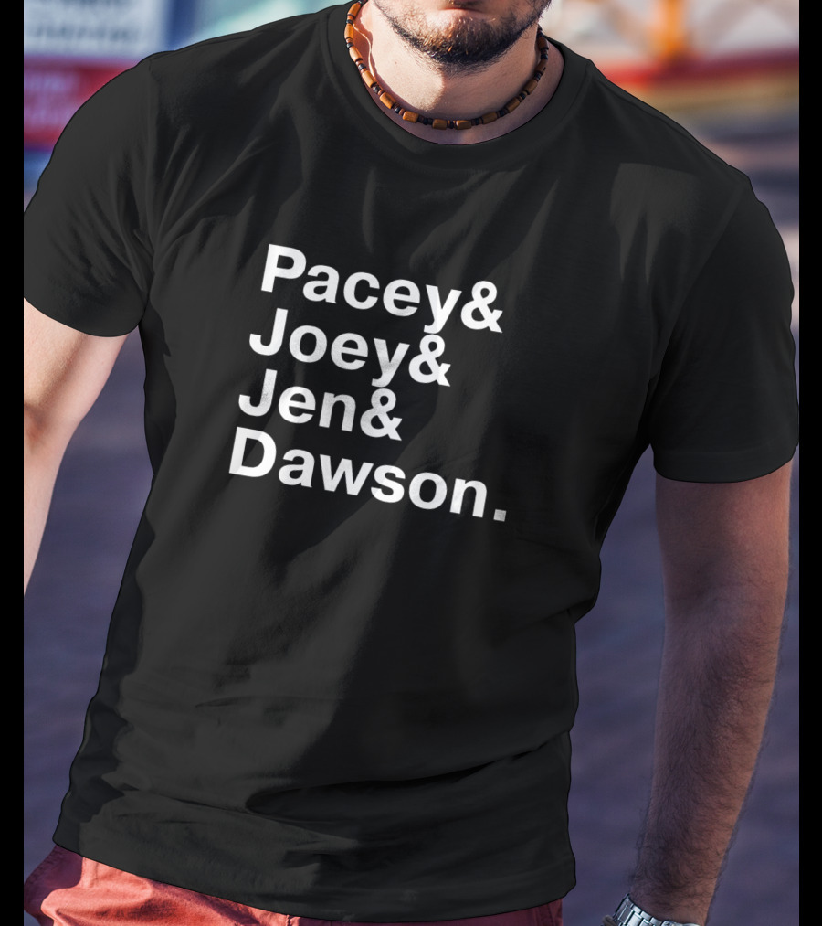 Pacey Joey Jen Dawson Dawson's Creek Characters T-Shirt