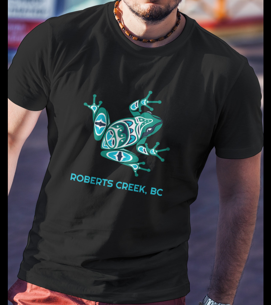 Roberts Creek BC Pacific Frog T-Shirt