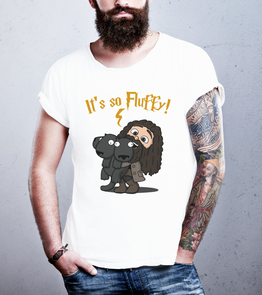 Robbie Coltrane It’s So Fluffy Lightning Wizard T-Shirt
