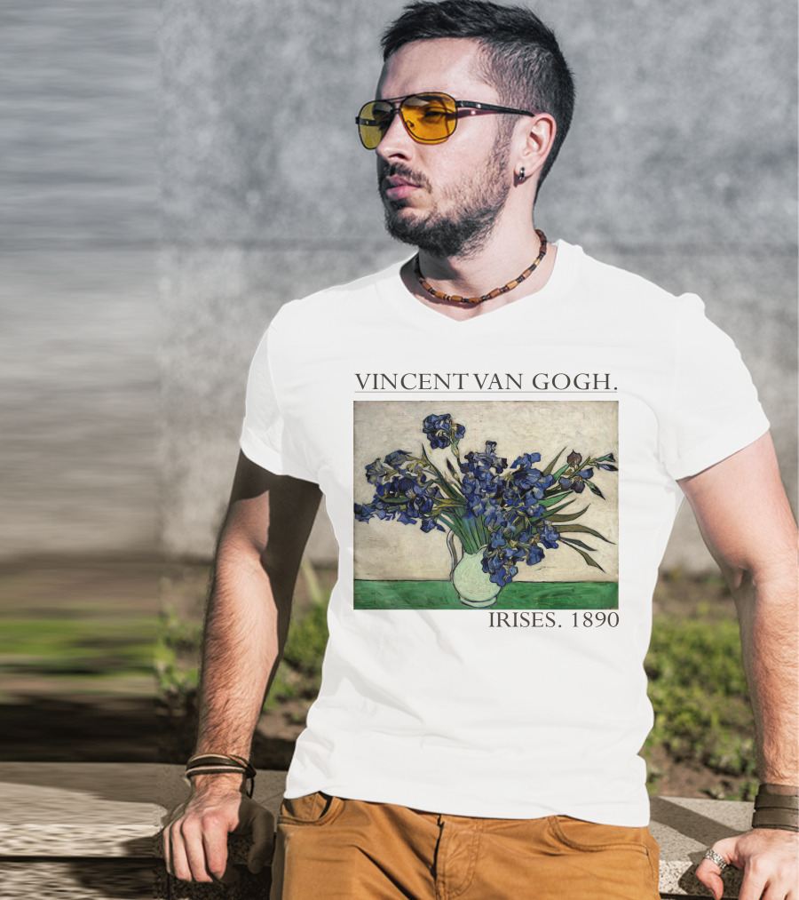 VINCENT VAN GOGH IRISES 1890 T-Shirt