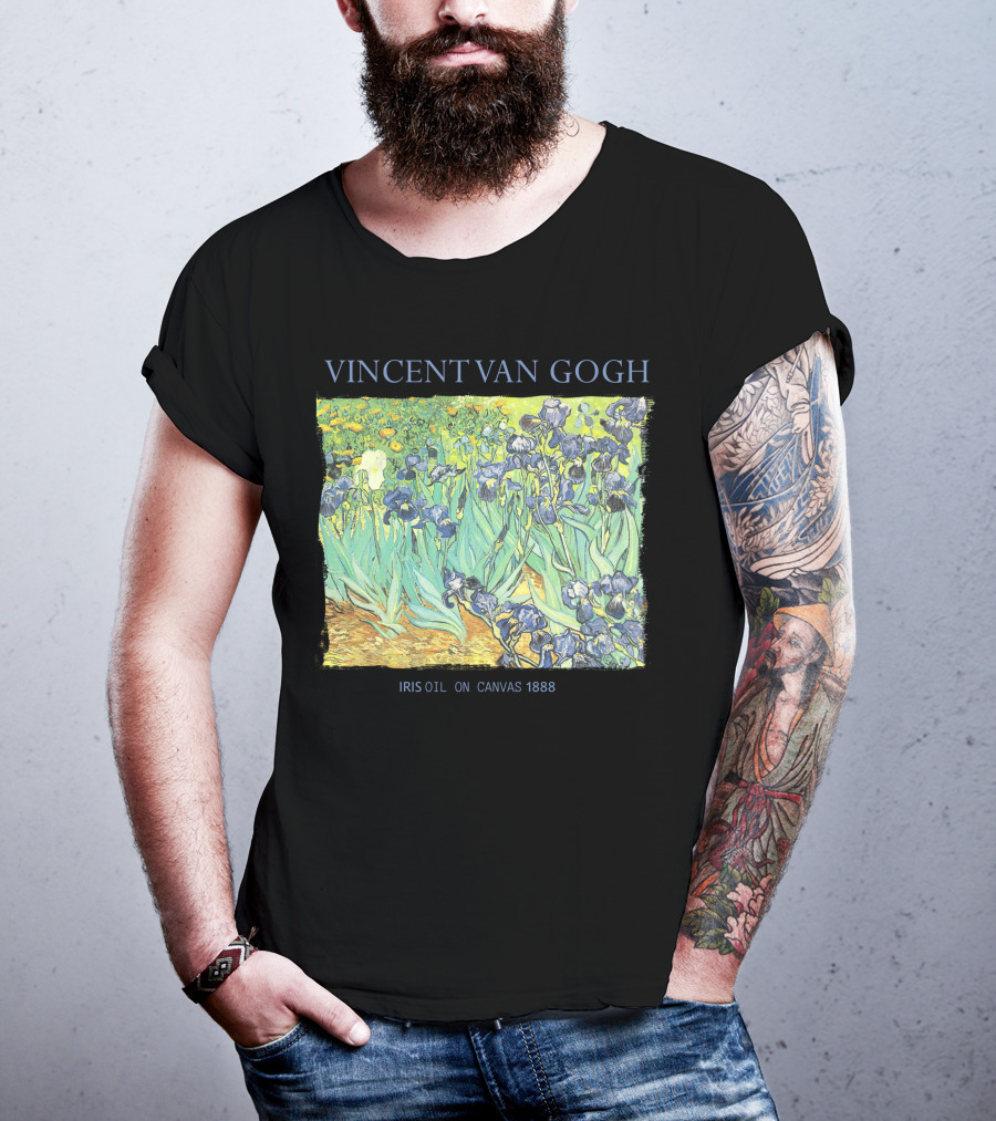 Vincent Van Gogh Iris Oil On Canvas 1888 T-Shirt