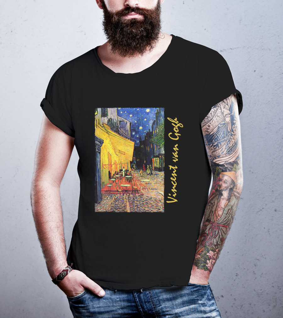 Vincent Van Gogh Café Terrace At Night T-Shirt