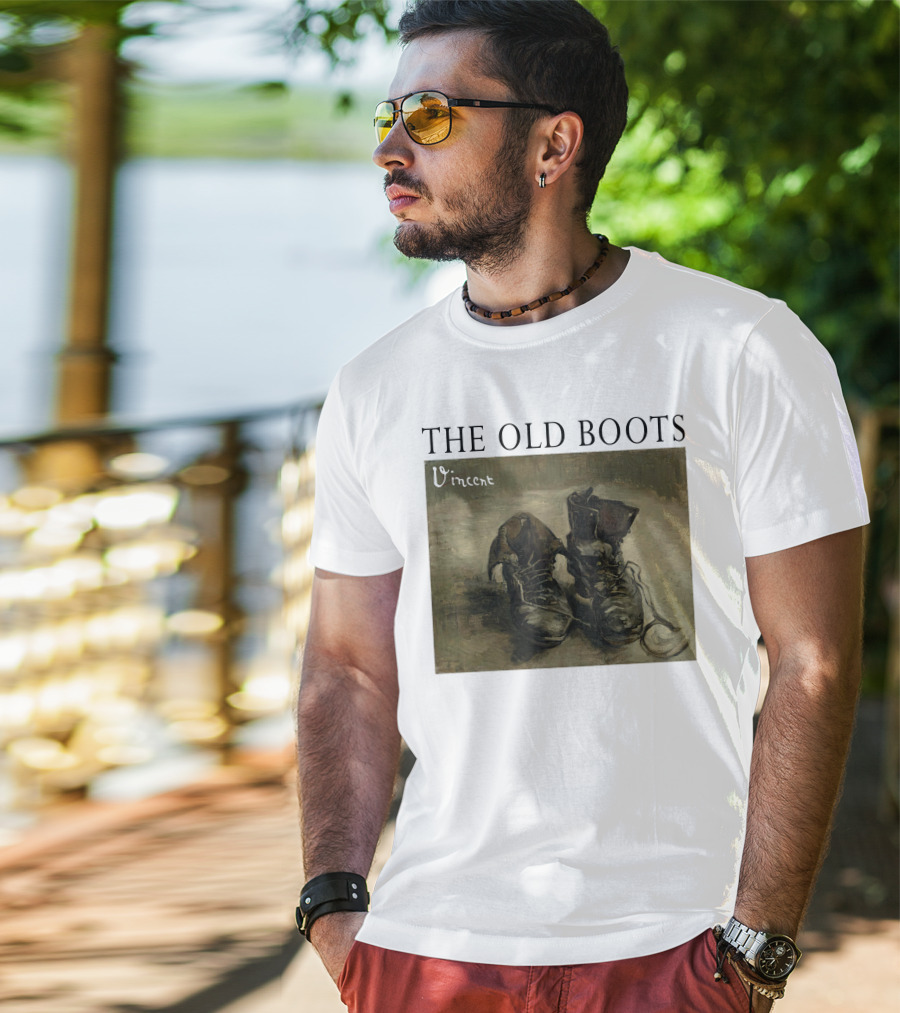 The Old Boots Vincent Van Gogh Painting Vintage T-Shirt