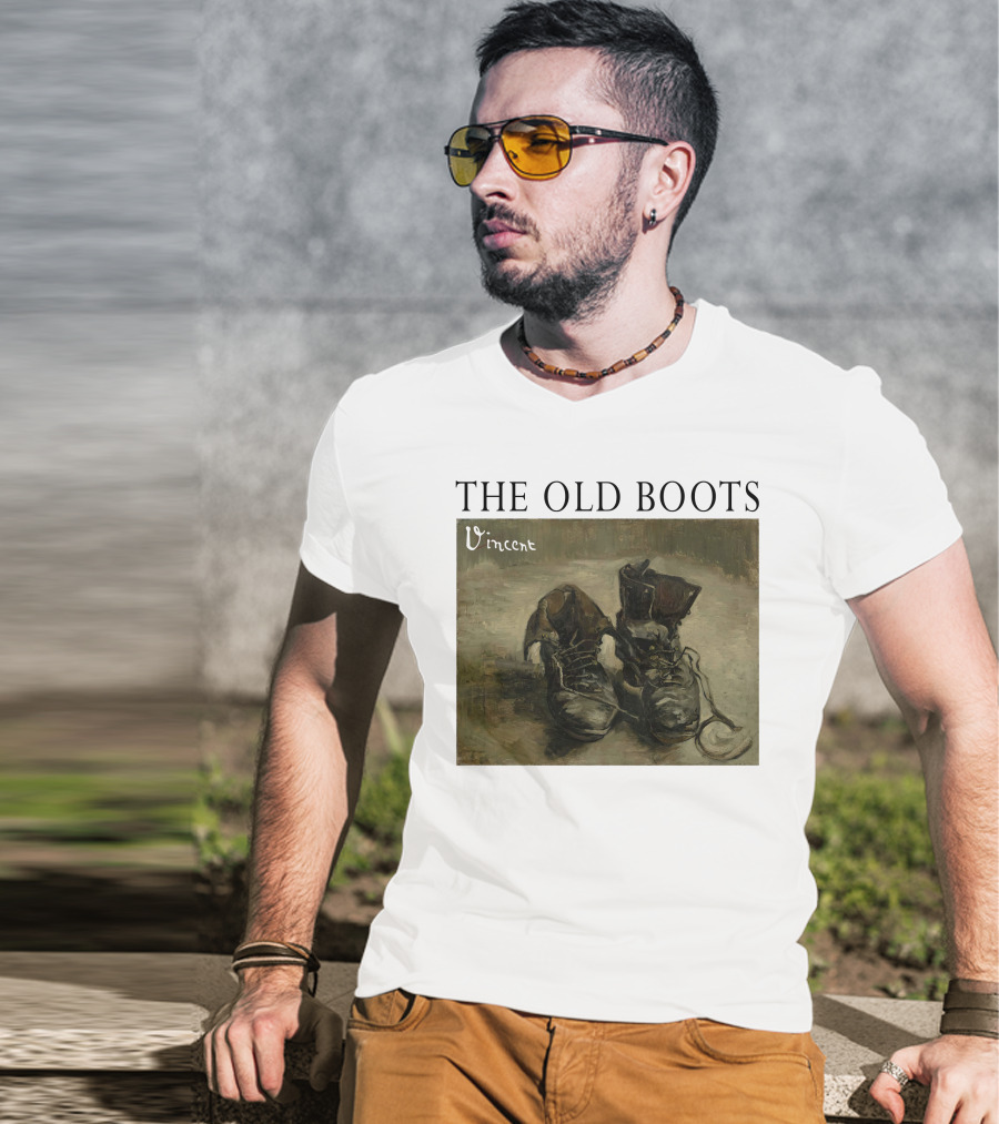 The Old Boots Vincent Van Gogh Painting Vintage T-Shirt