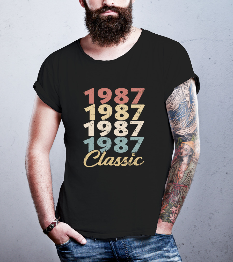 1987 Classic Vintage Retro Years T-Shirt