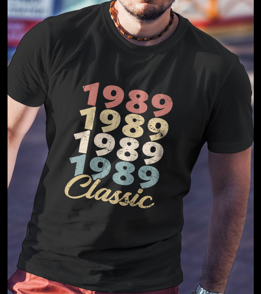 1989 Classic Retro 1989 Vintage 1989 Nostalgia Classic 1989 Retro 1989 Vintage 1989 Classic T-Shirt