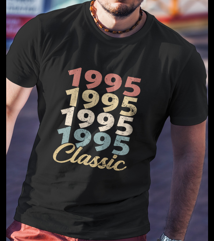 1995 Vintage Classic Retro Typography T-Shirt