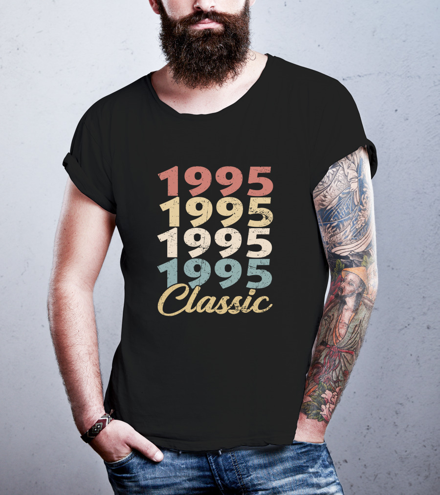 1995 Vintage Classic Retro Typography T-Shirt